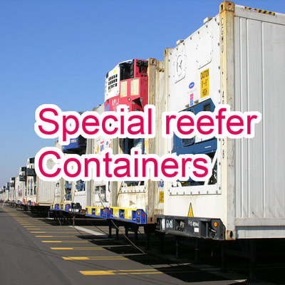 reefer container, freezer container, refrigerated container