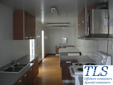 kitchen-container room stay in marine