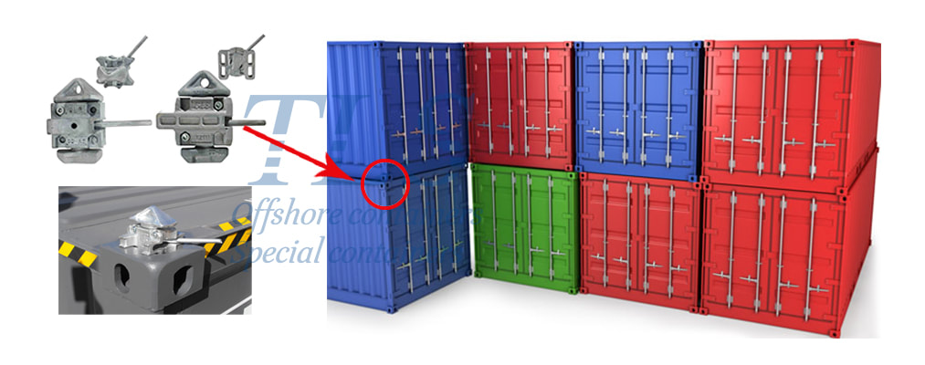 HOW TO SECURE CONTAINERS TO THE GROUND OR DECK? - TLS Offshore TLS Containers