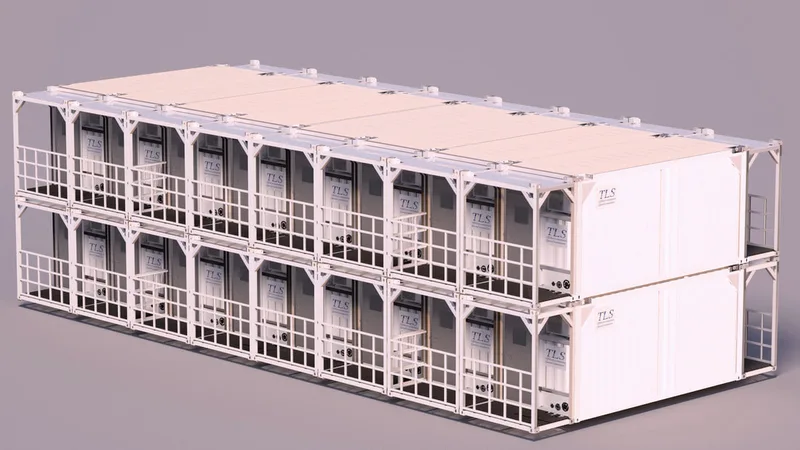 standard offshore accommodation cabin assembling