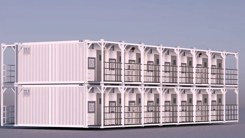 assembled accommodation cabins by tls