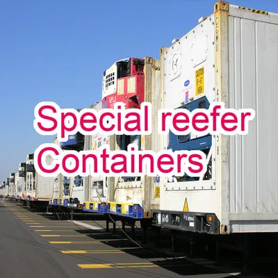 reefer container, freezer container, refrigerated container