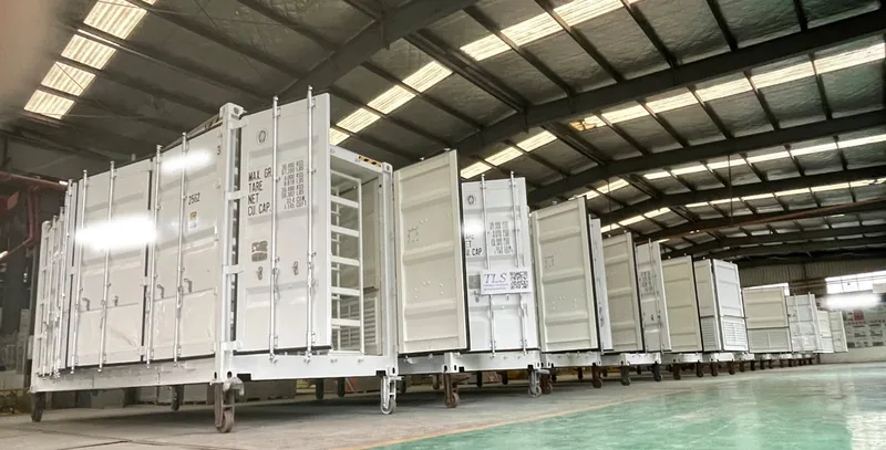 bess container fabricate, manufacturing, tls energy