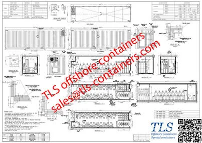 Standard 10, 20, 30 POB Temporary refuge TR shelter, safe haven cabin, toxic gas refuge, H2S temporary refuge shelter