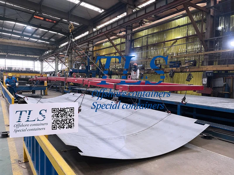 assembly process of shipping container