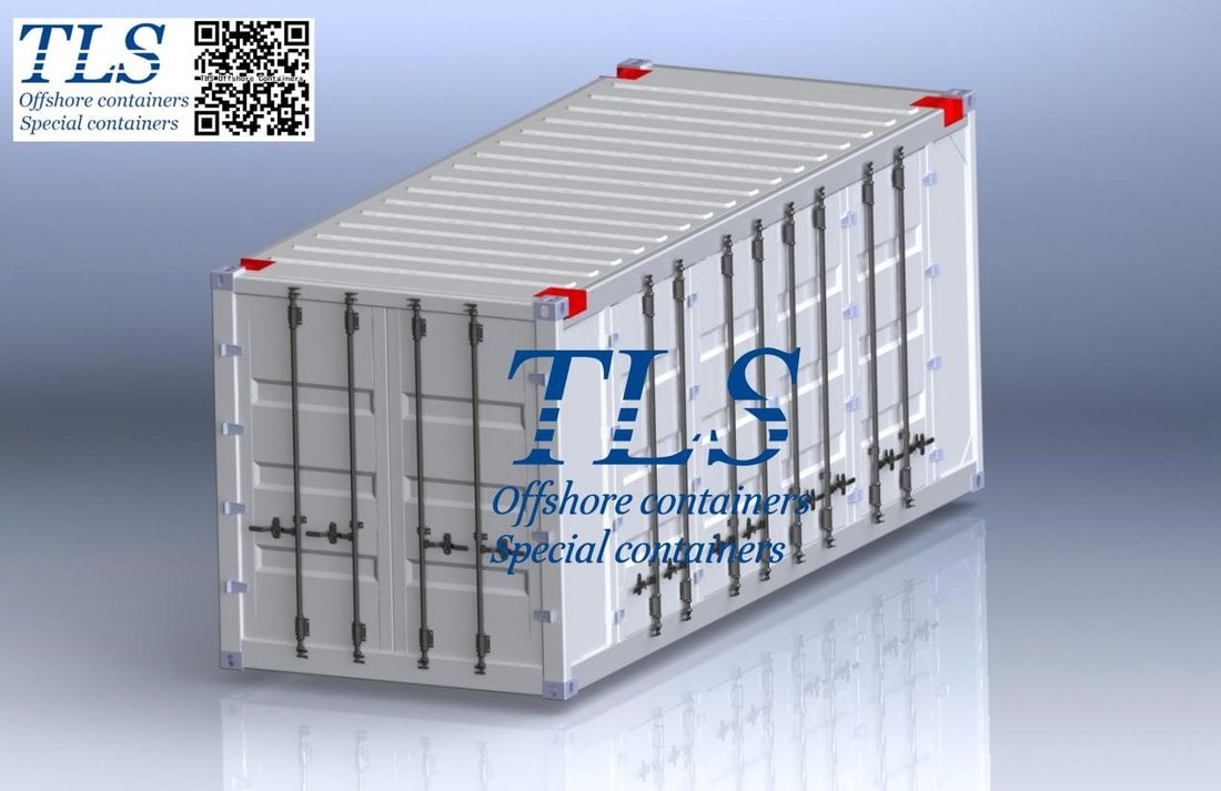 20ft offshore BESS Containers 3D-TLS
