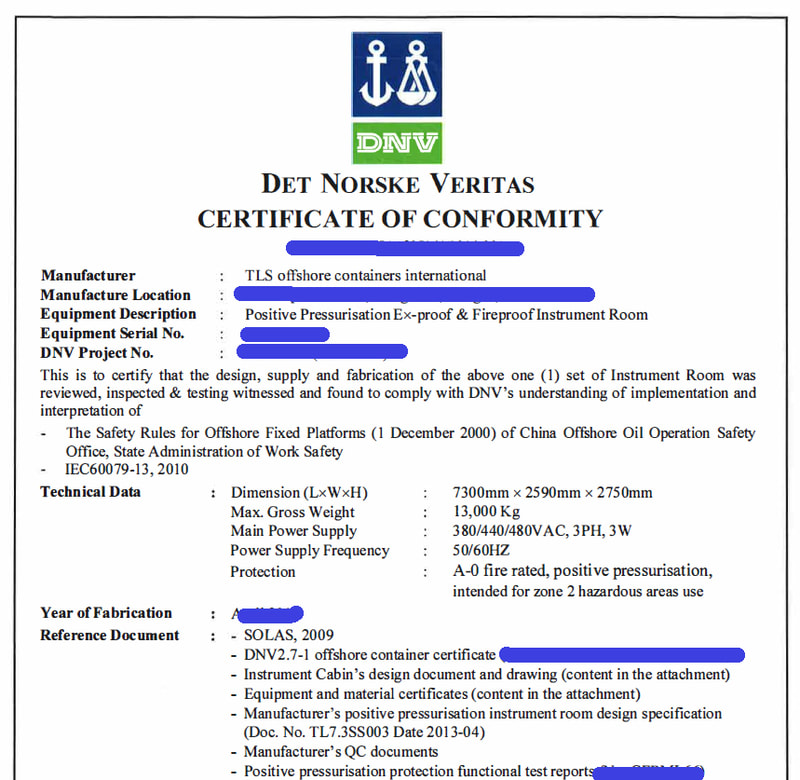 dnv-certificate-of-conformity-pressurised-mud-logging-cabin-iec60079-13-soas-a0-draft