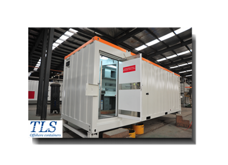 Offshore zone 1 / zone 2 rated pressurised container / mud logging cabin (A60 rated, ATEX), MWD cabin, MCC shelter, ATEX container, temporary refuge, safe haven, toxic gas refuge, mud logging unit