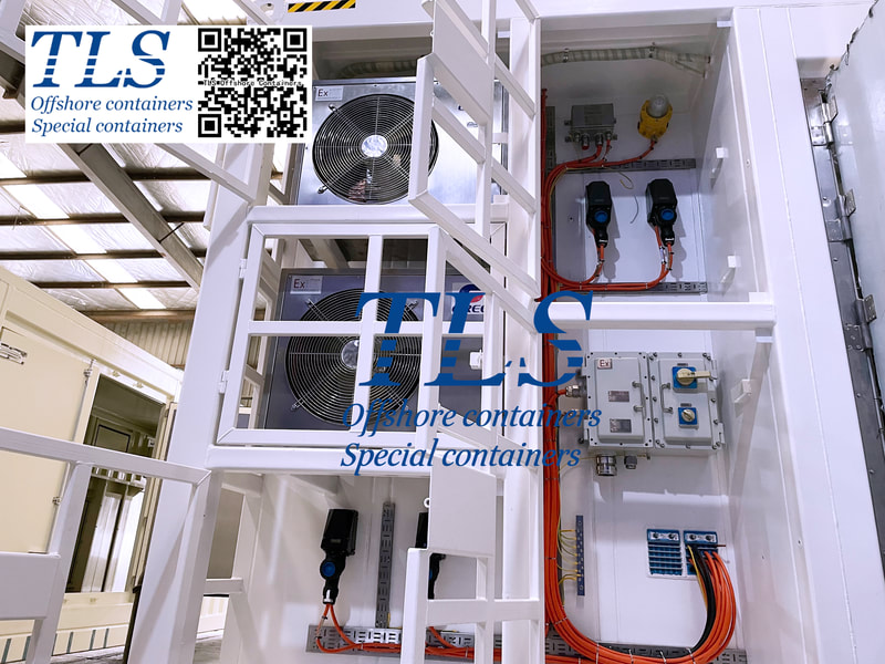 marine explosion proof container electrical installation tls offshore