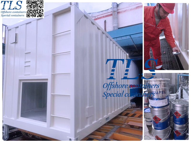 Painting (Ivory, C3 paint system, suitable for harsh offshore environment)