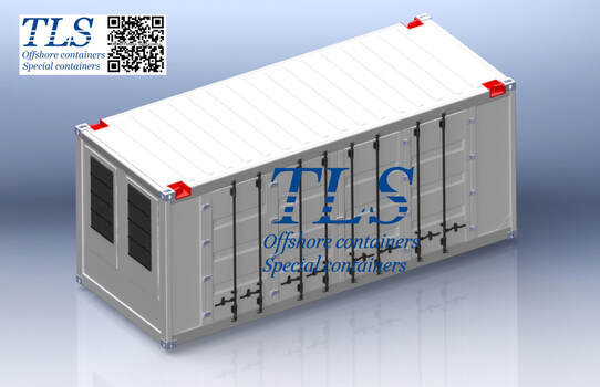 20ft offshore battery energy storage Containers