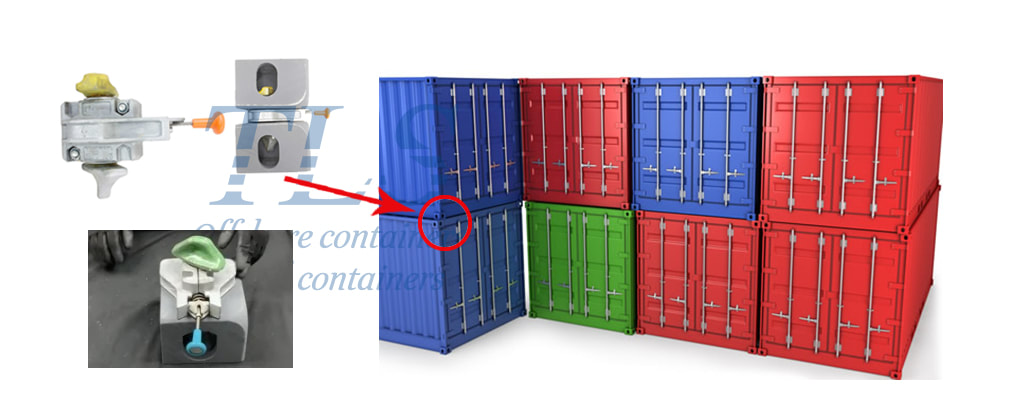 Shipping Container Semi Automatic Twist Lock tls