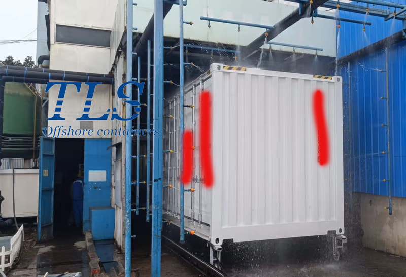 WATER TIGHTNESS TEST for shipping container